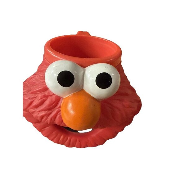 Vintage 1994 Jim Henson Elmo Sesame Street Muppet Show Plastic Mug - Picture 2 of 8